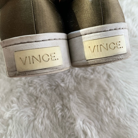 Vince Warren slip on platform sneakers Sz 7.5 - Picture 4 of 8